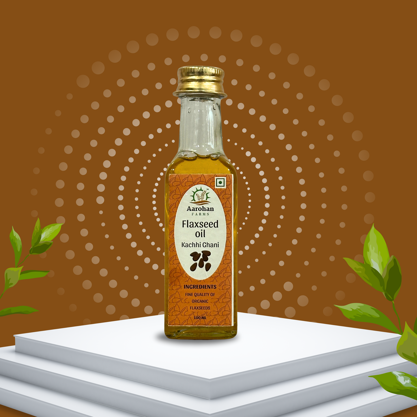 Flaxseed Oil - Kacchi Ghani (Cold Pressed)
