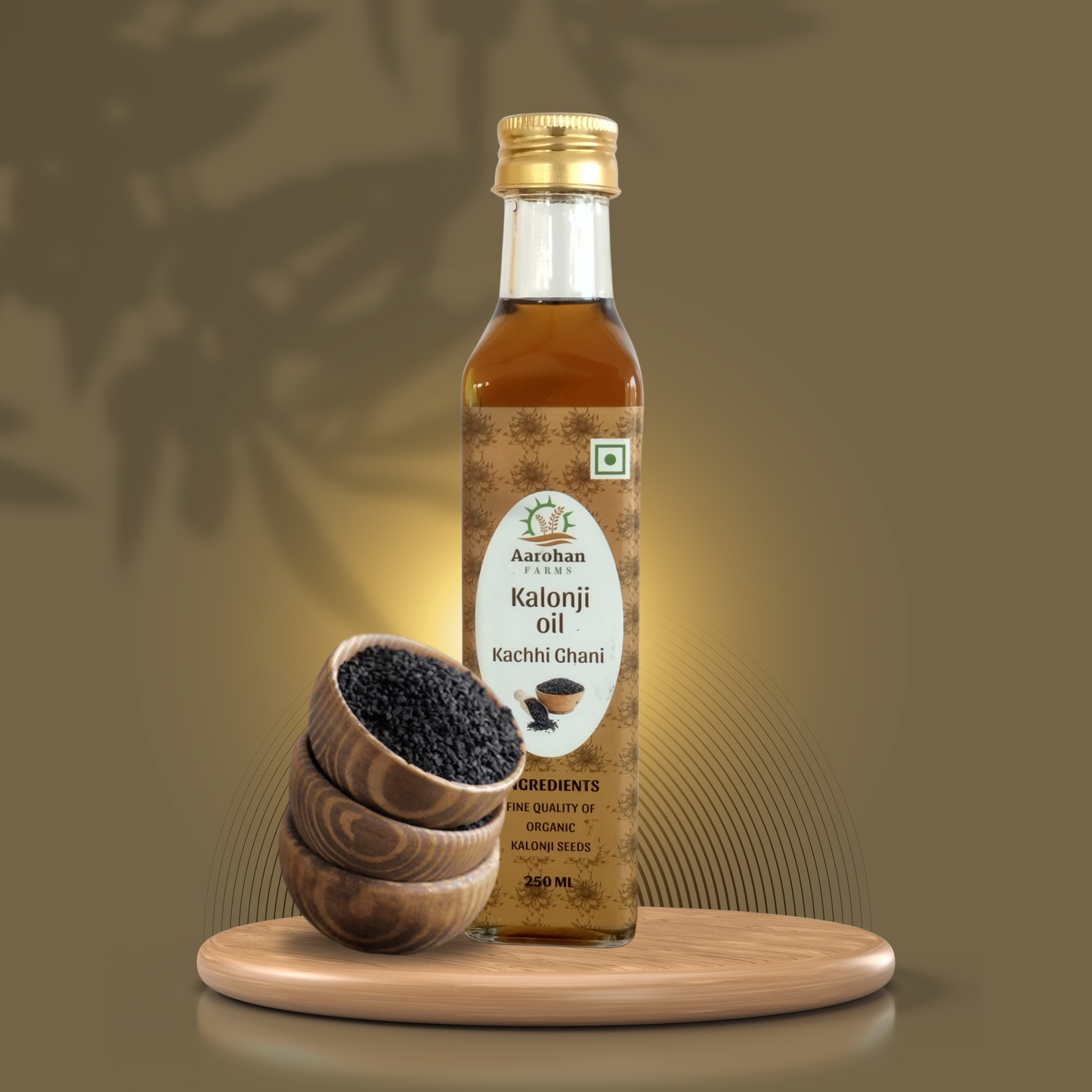 Kalonji Oil - Kacchi Ghani (Cold Pressed)