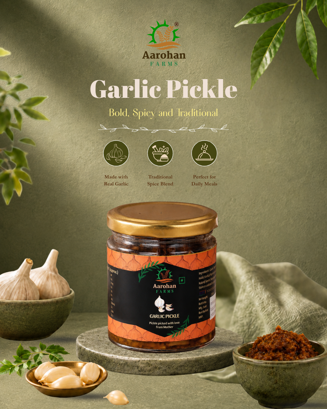 Garlic Pickle (200 GM)