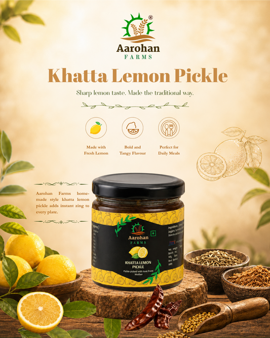 Lemon Pickle - Khatta (200 GM)