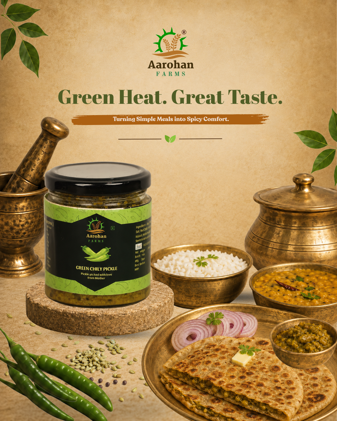 Green Chilly Pickle (200 GM)