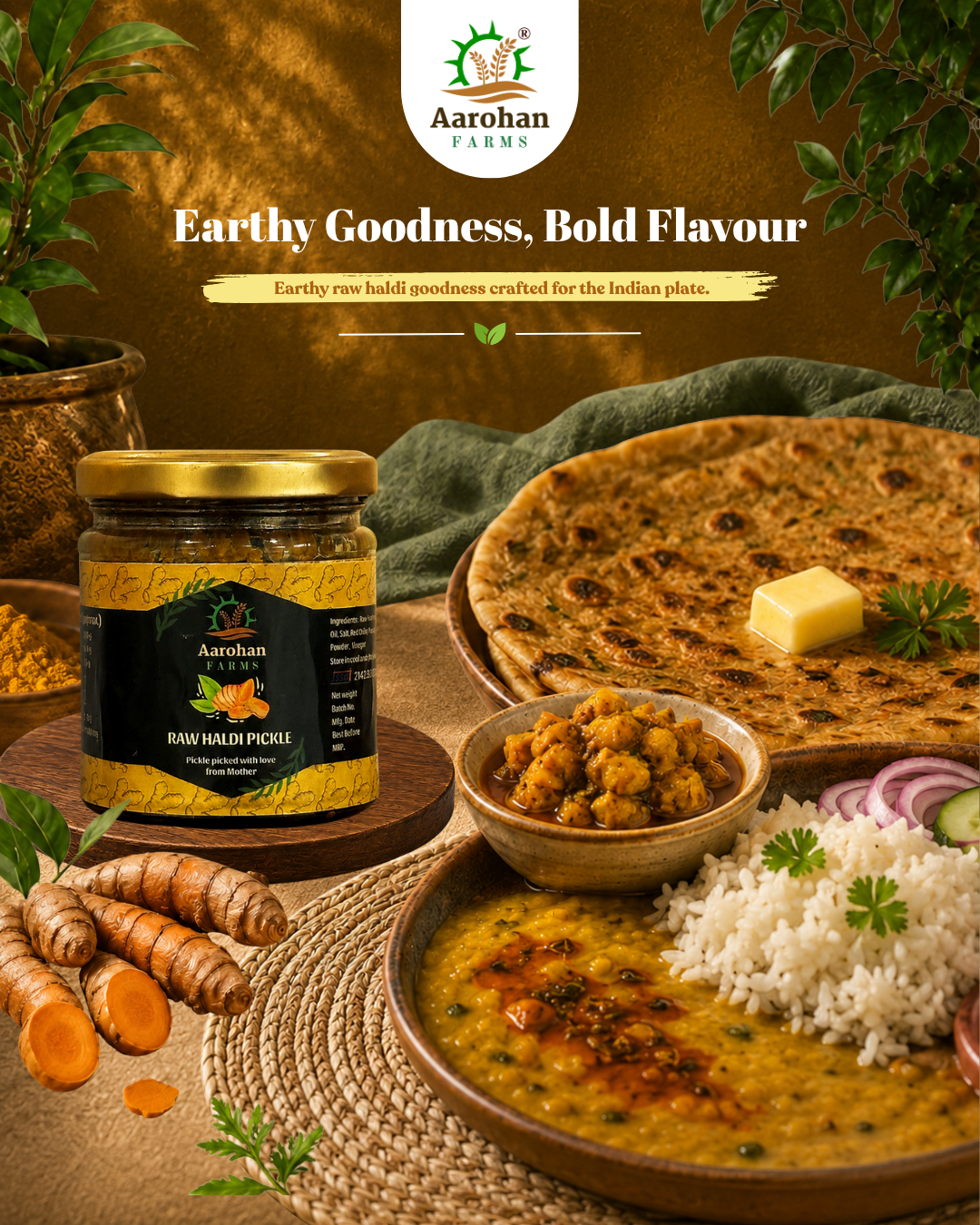 Raw Haldi Pickle (200 GM)