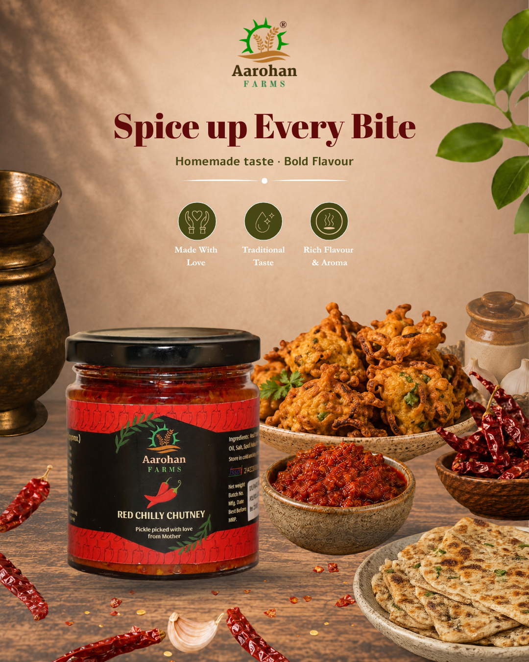 Red Chilly Chutney (200 GM)