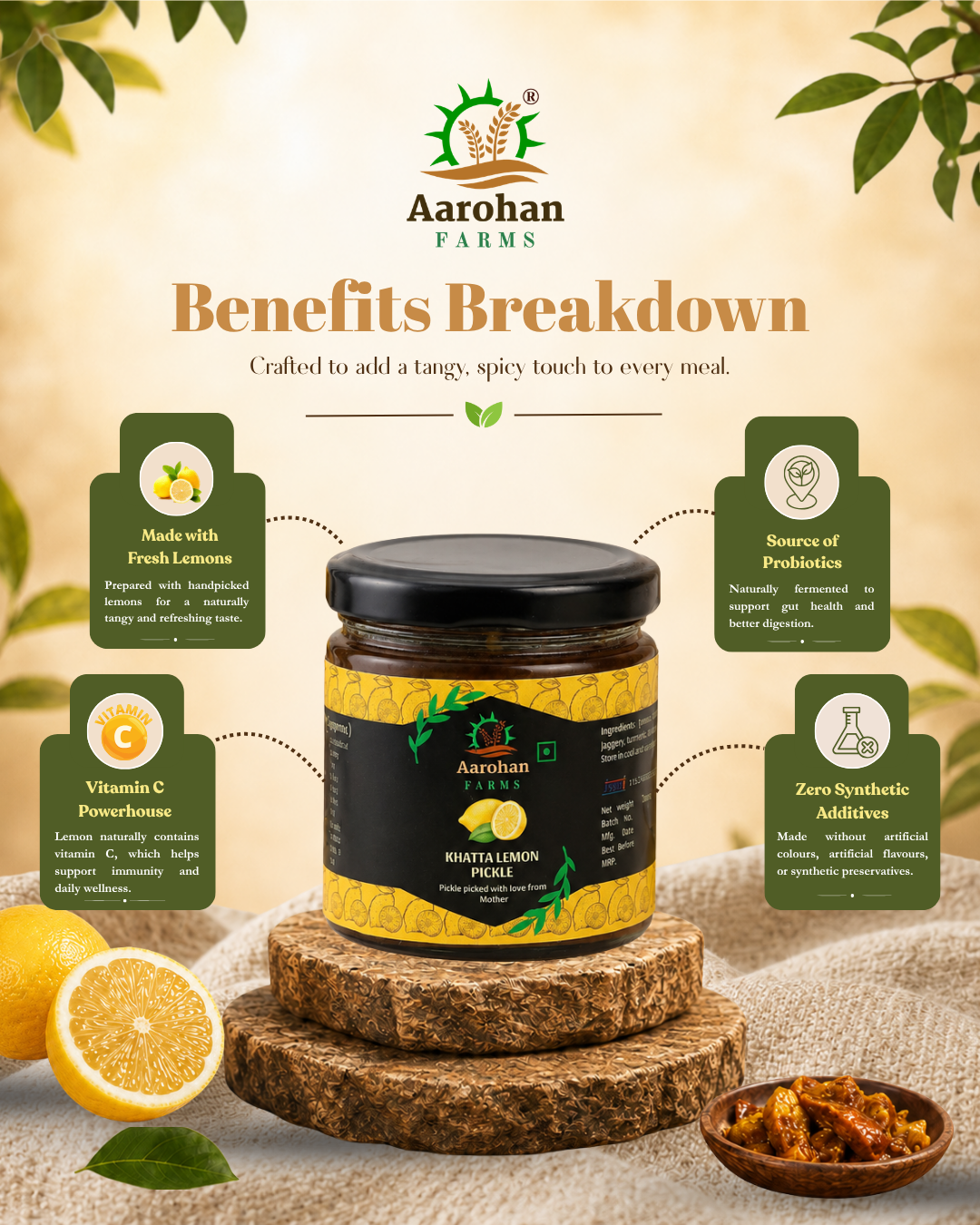 Lemon Pickle - Khatta (200 GM)