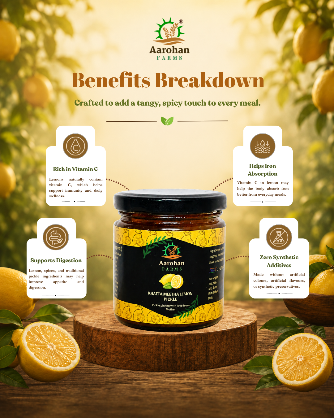 Lemon Pickle - Meetha (200 GM)