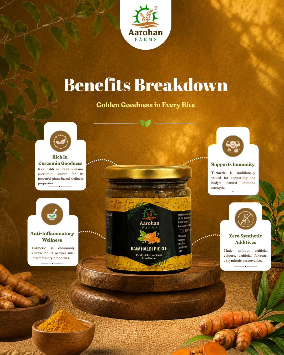 Raw Haldi Pickle (200 GM)