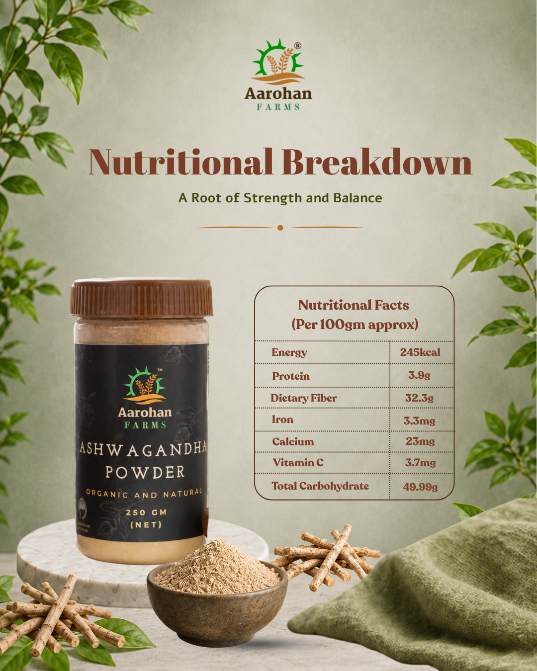 Ashwagandha Powder (200 GM)