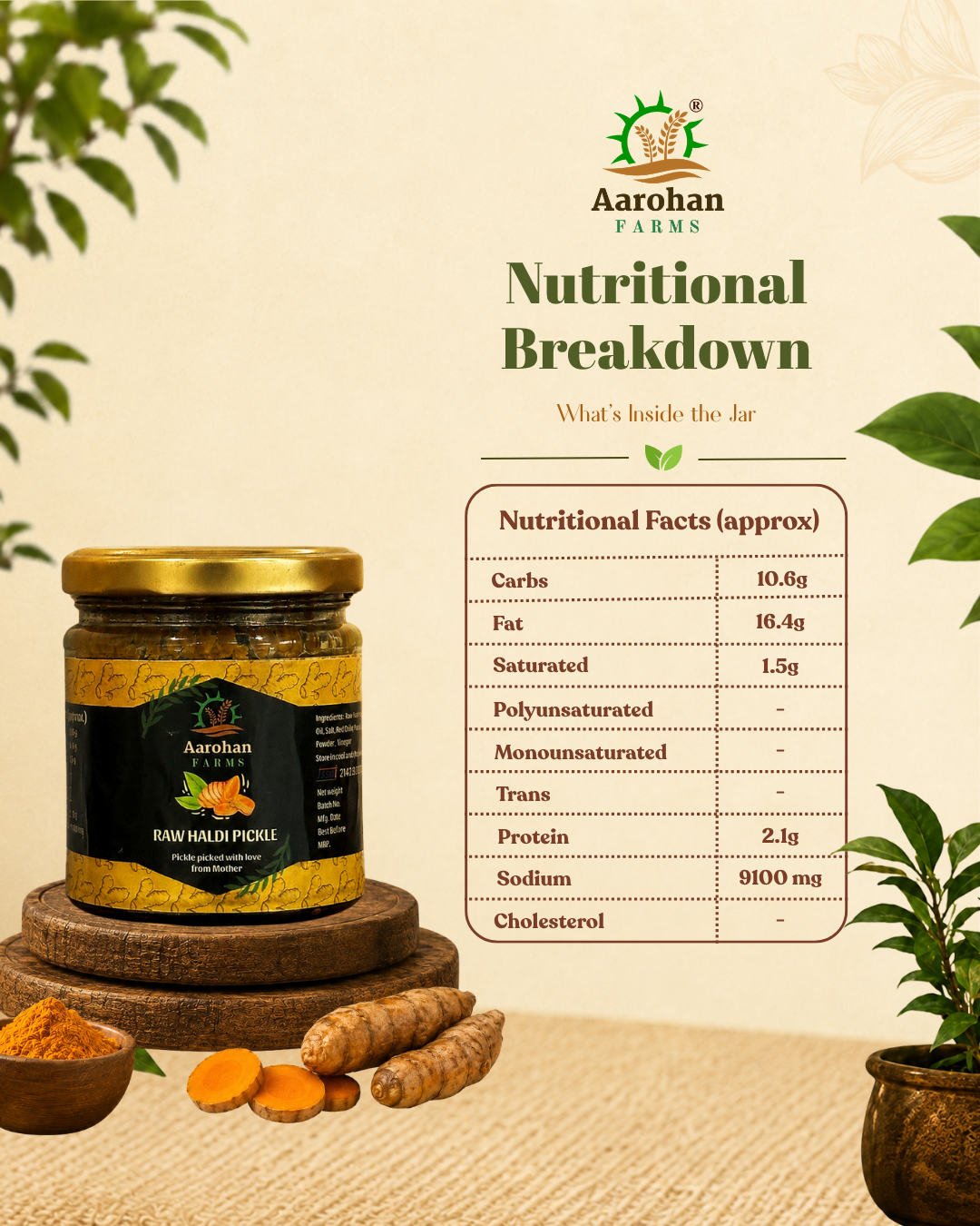 Raw Haldi Pickle (200 GM)