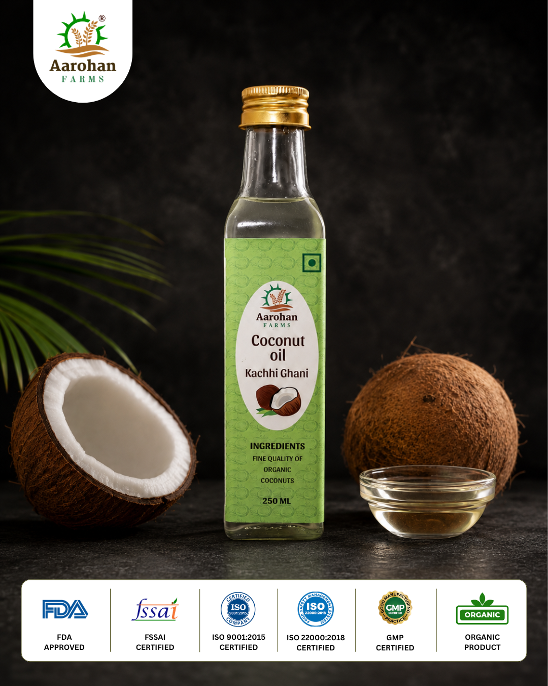 Coconut Oil - Kacchi Ghani (Wood Pressed)
