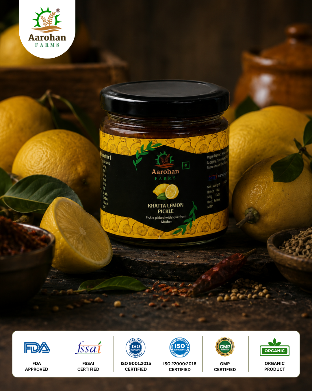 Lemon Pickle - Khatta (200 GM)