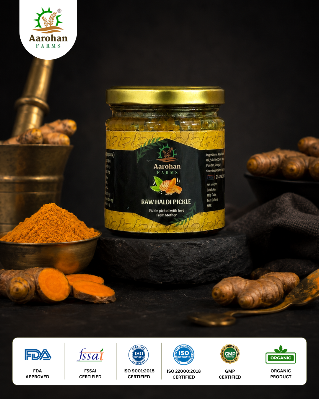 Raw Haldi Pickle (200 GM)