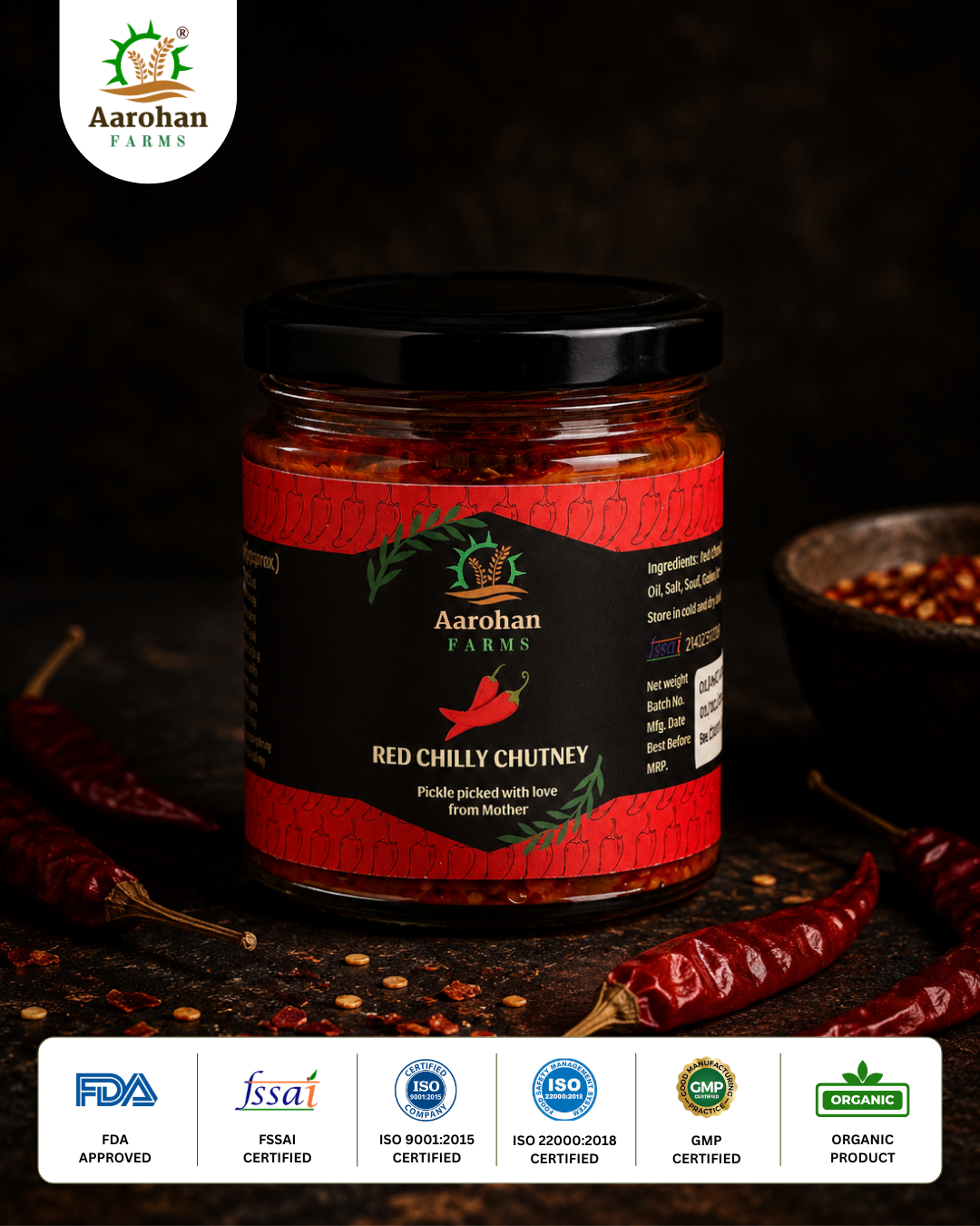 Red Chilly Chutney (200 GM)