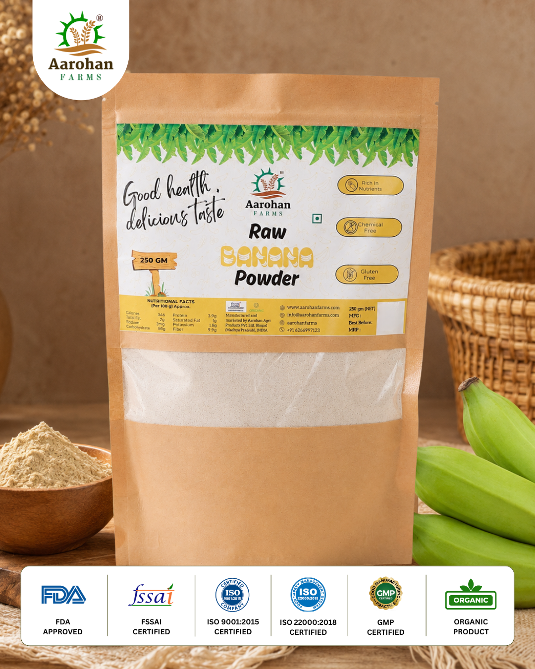 Raw Banana Powder (200 GM)