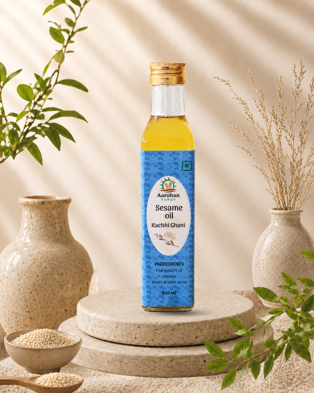Sesame Oil - Kacchi Ghani (Wood Pressed)