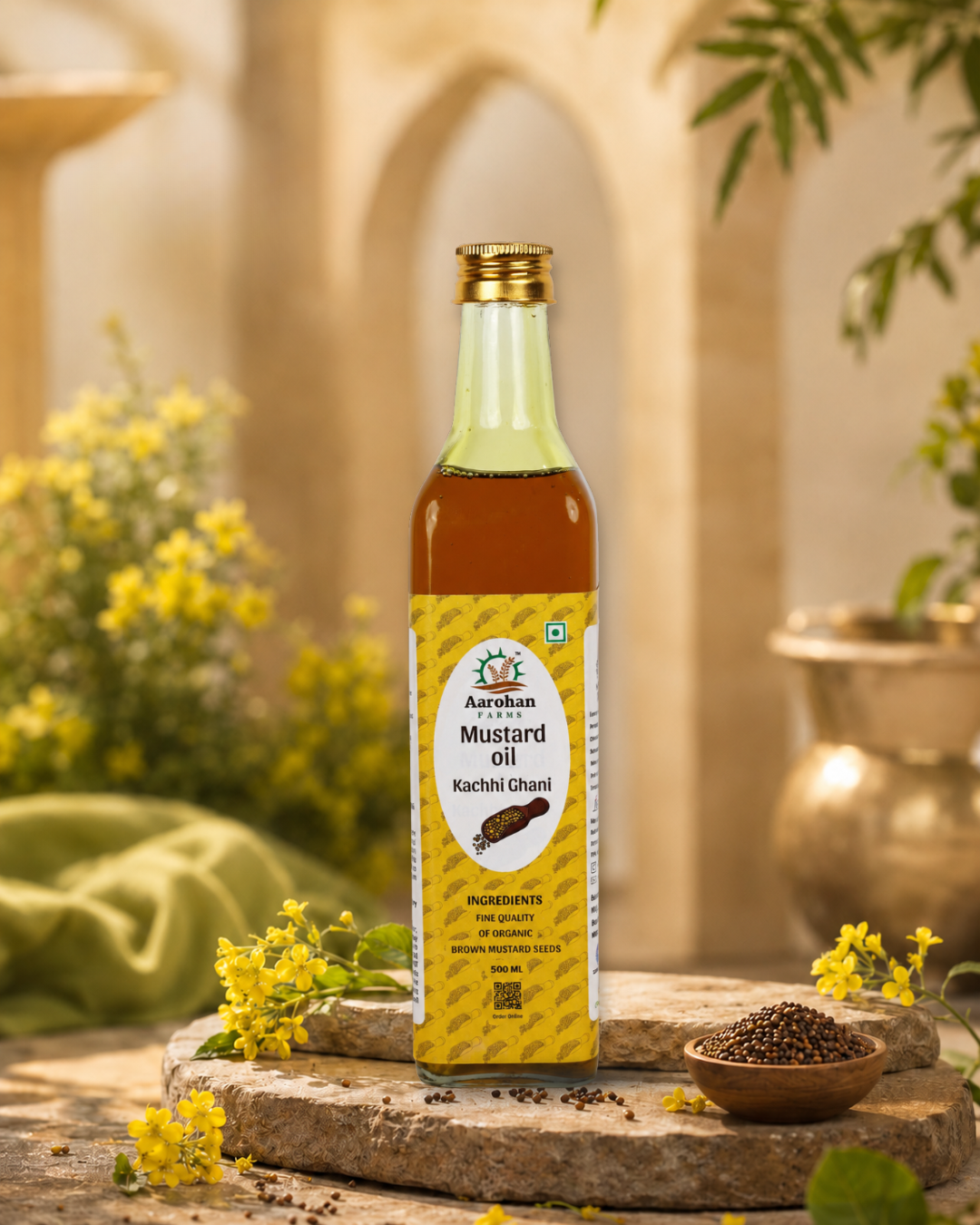 Mustard Oil - Kacchi Ghani (Wood Pressed)