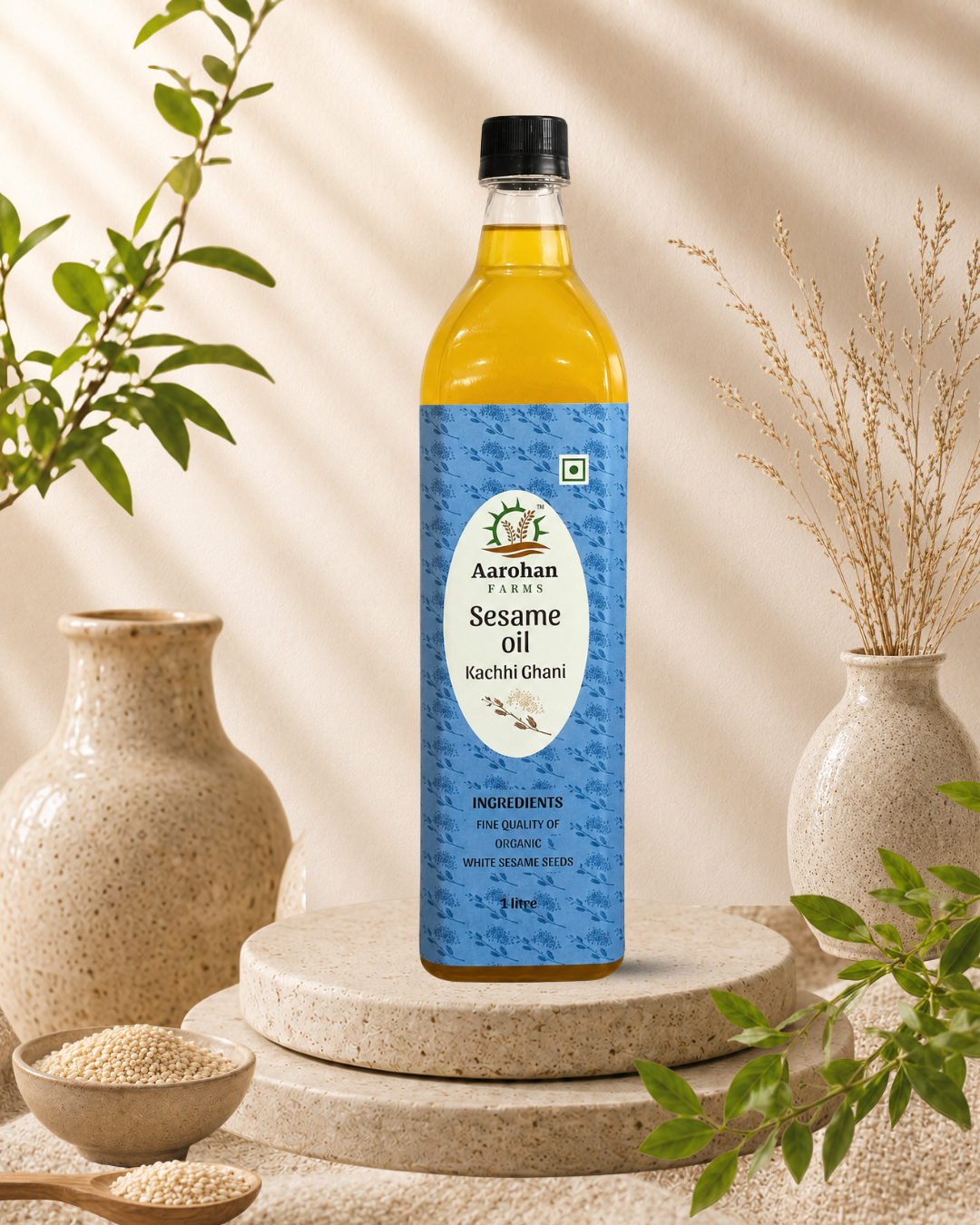 Sesame Oil - Kacchi Ghani (Wood Pressed)