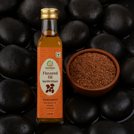 Flaxseed Oil - Kacchi Ghani (Cold Pressed)